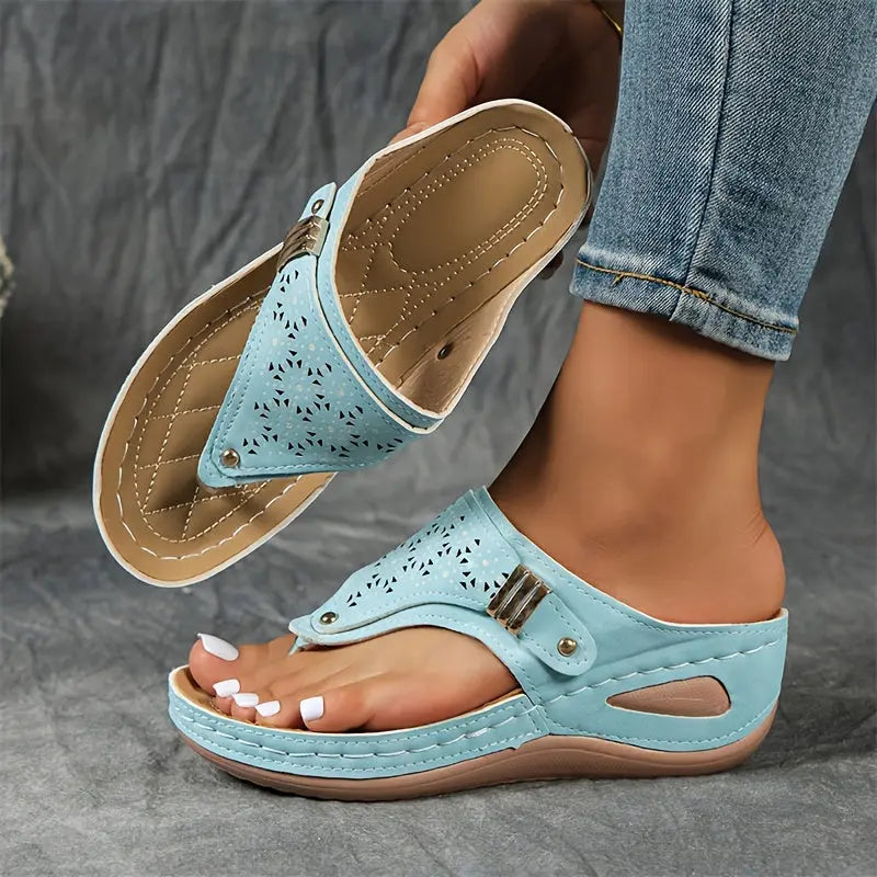 Élodie - Women's Wedge-Toe Sandals