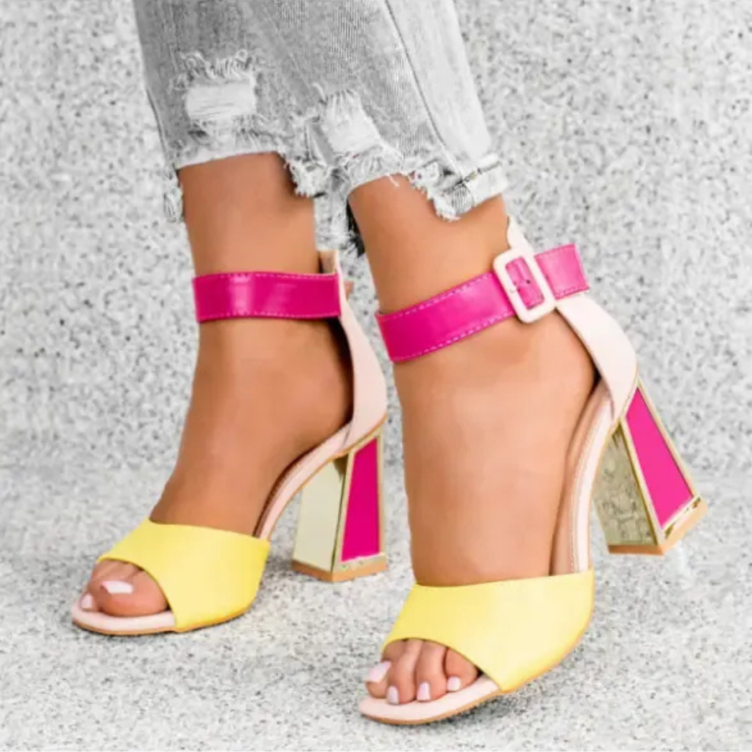 Allison Colorful Heeled Sandals