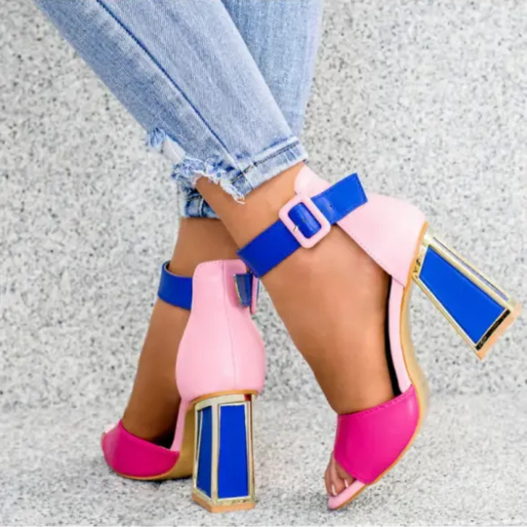 Allison Colorful Heeled Sandals