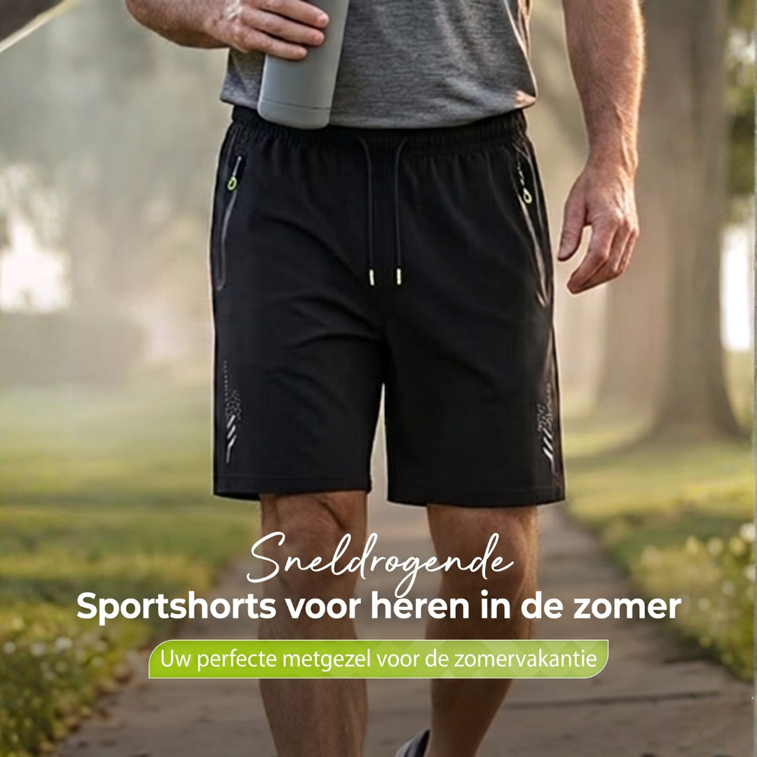 Bram | Sneldrogende sportshorts voor heren