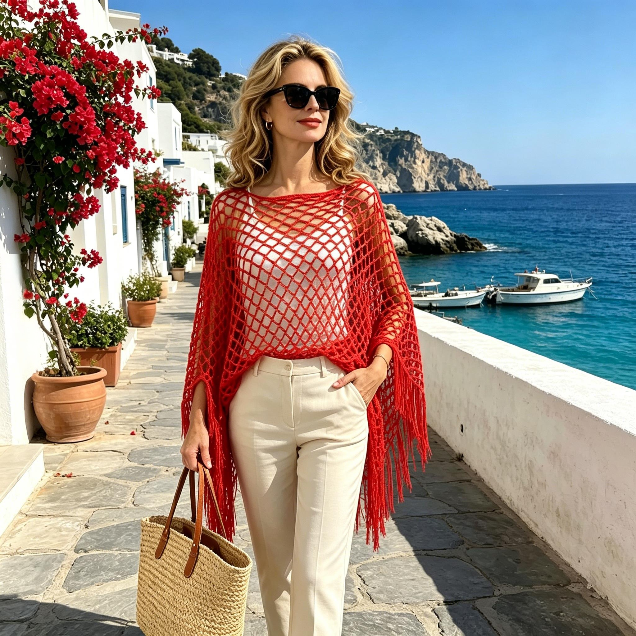 Mila™ | Zomerkleding van metallic haakwerk – Licht, luchtig & Een eenvoudige en stijlvolle zomeroutfit