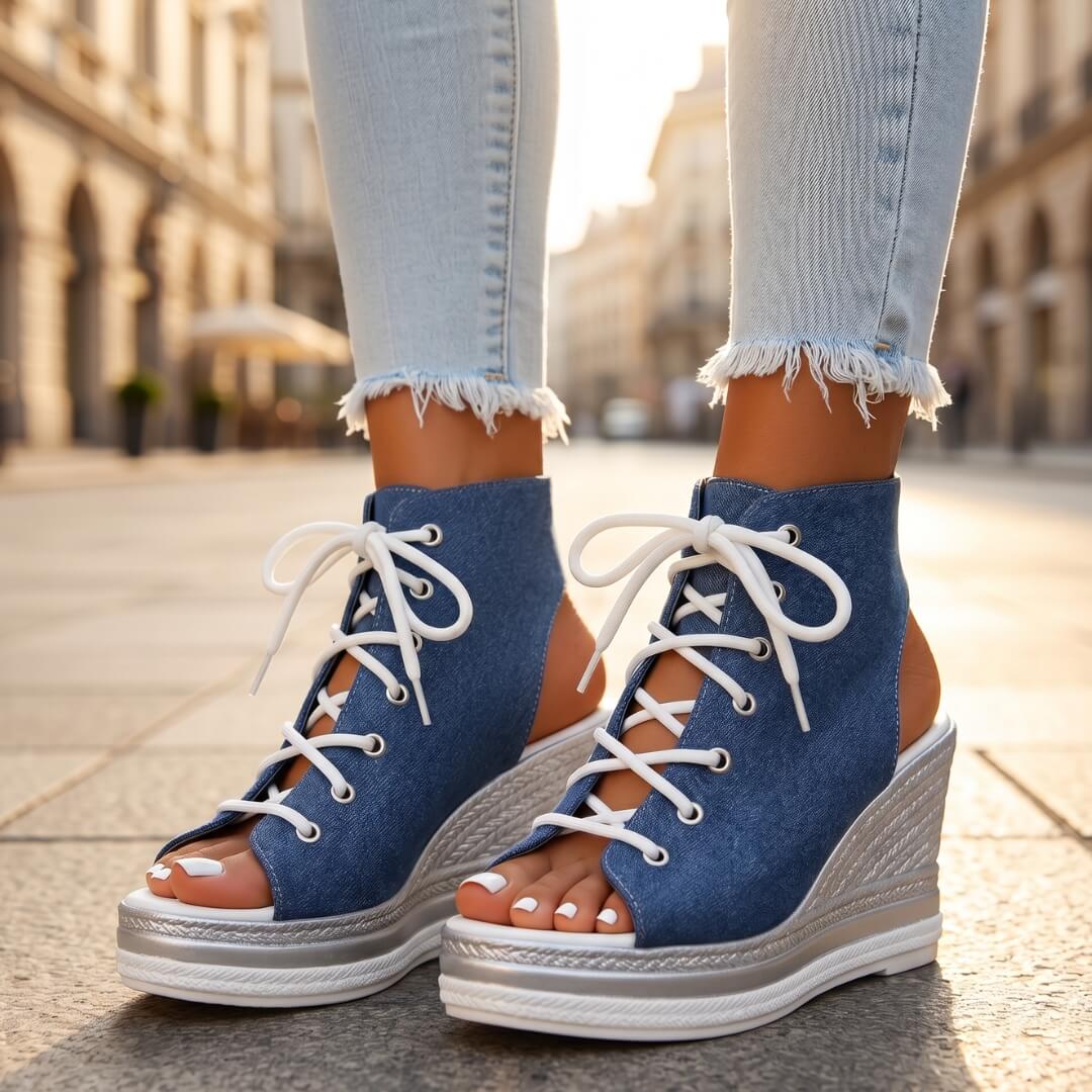 Ronnie Wedge Sandals