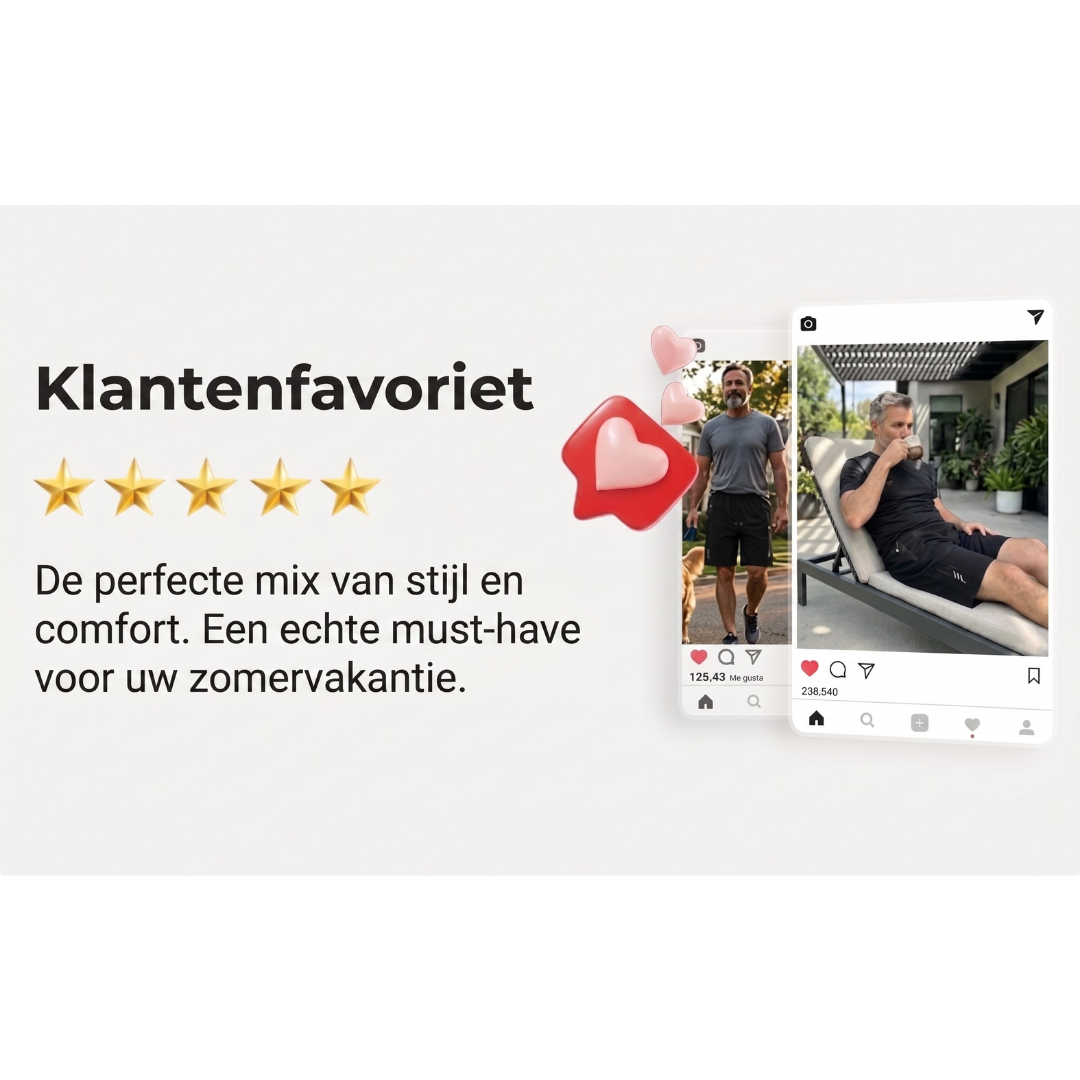 Bram | Sneldrogende sportshorts voor heren
