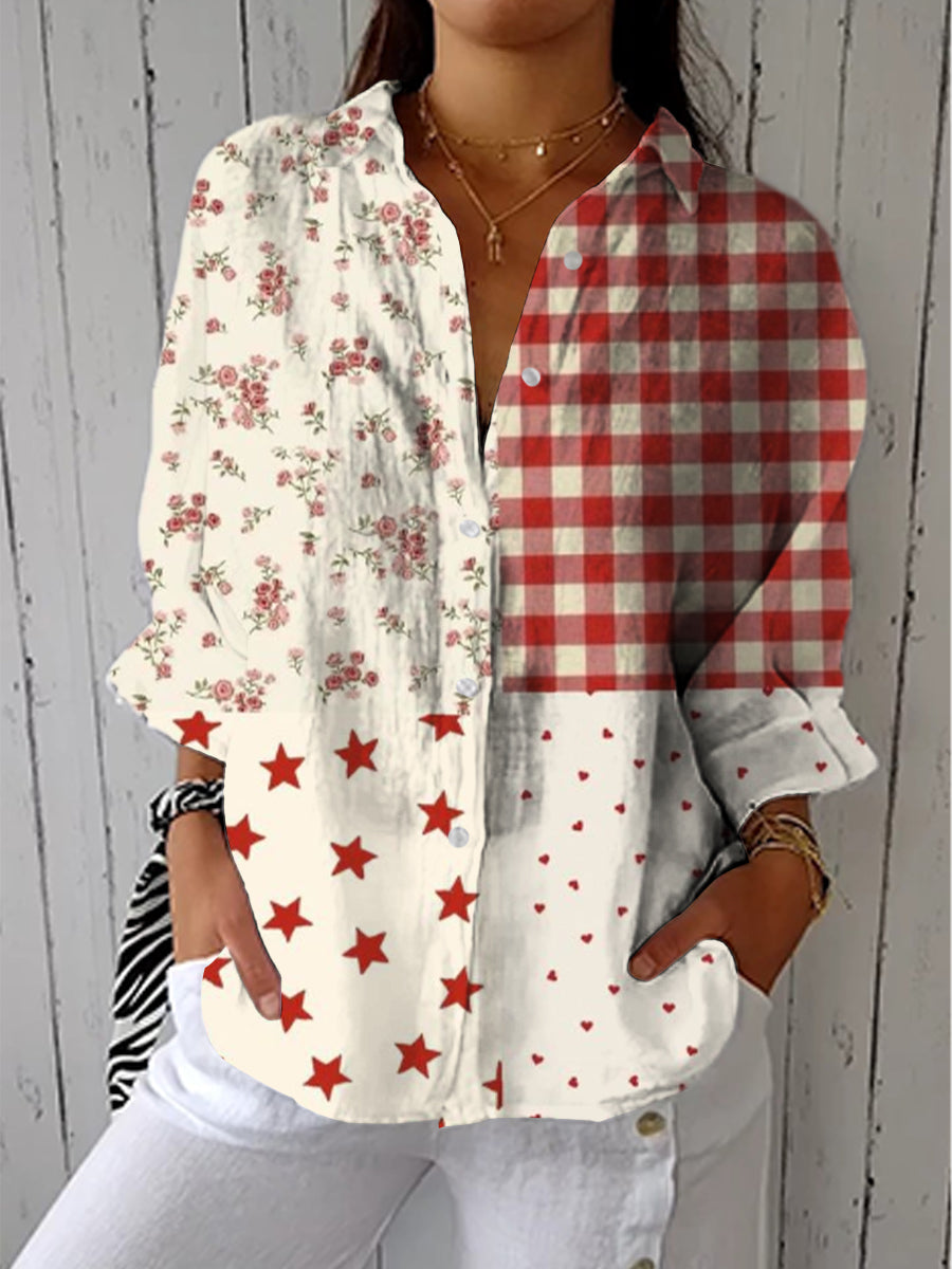 Laylani™ Country House Patchwork Blouse