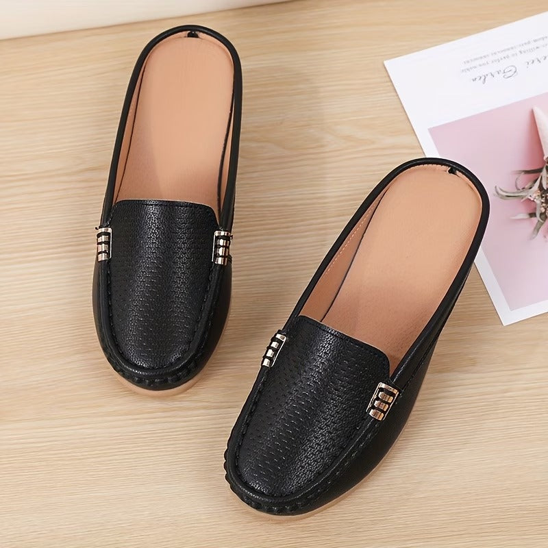 Alisha - Slip-on, lightweight, leather, everyday, orthopedic moccasins