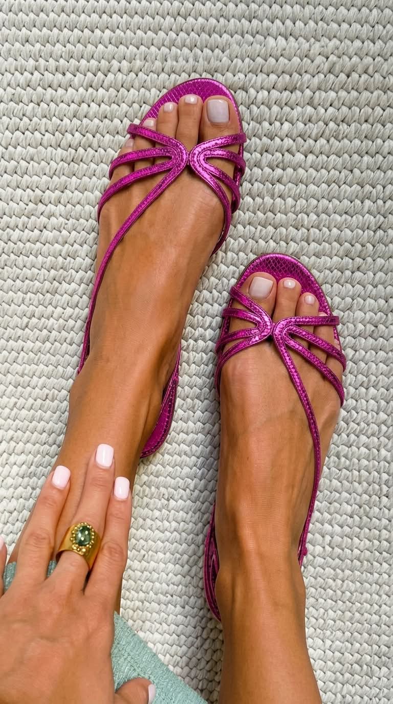 Ginevra | Gouden sandalen: zomerse elegantie