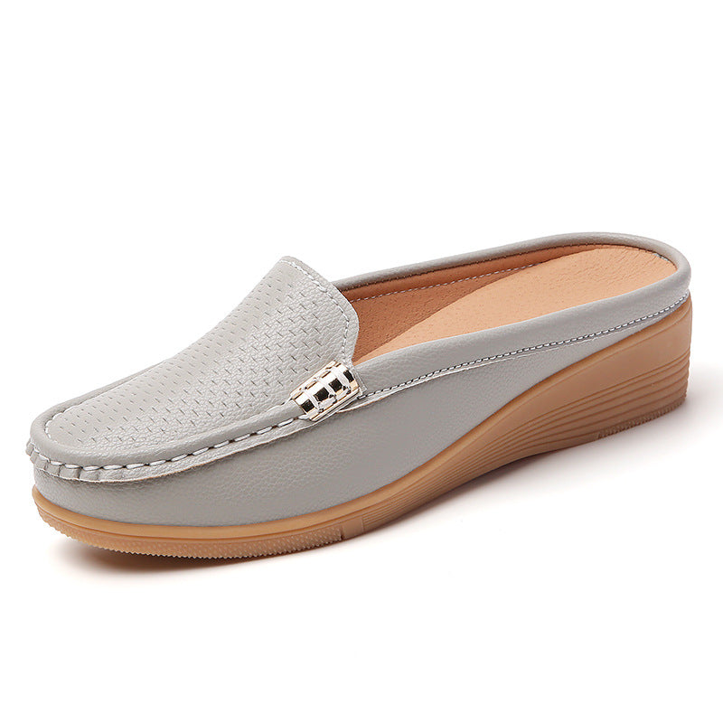Alisha - Slip-on, lightweight, leather, everyday, orthopedic moccasins