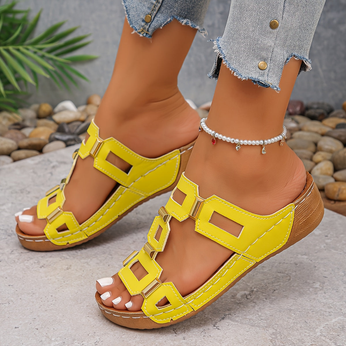 Melanie - non-slip orthopedic sandals with thick soles