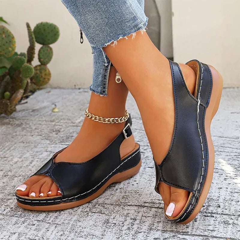 Laia™ | Orthopedische sandalen met open tenen in vintage-stijl