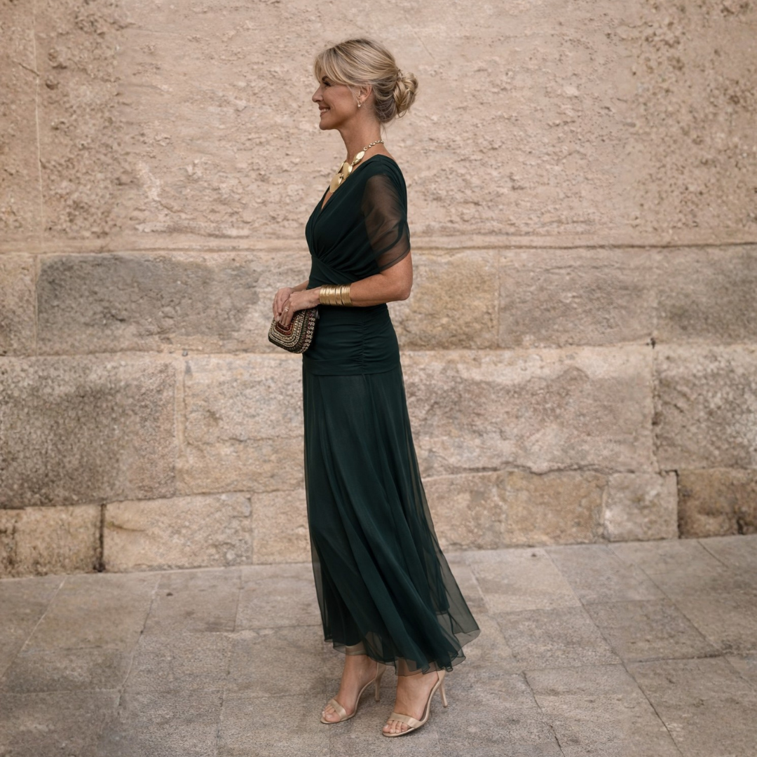 Lydia | Maxi-jurk met blote schouders