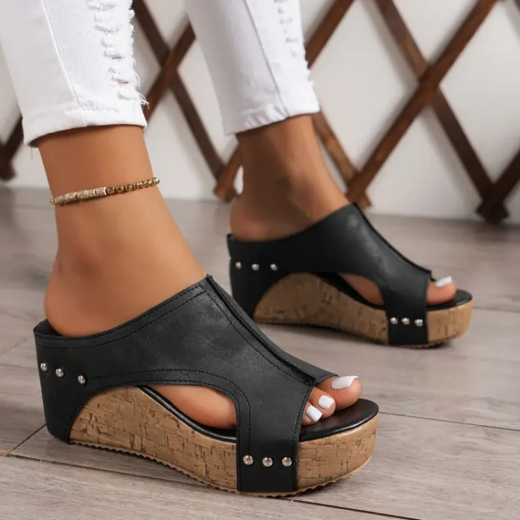 MELISSA - High-quality wedge sandals