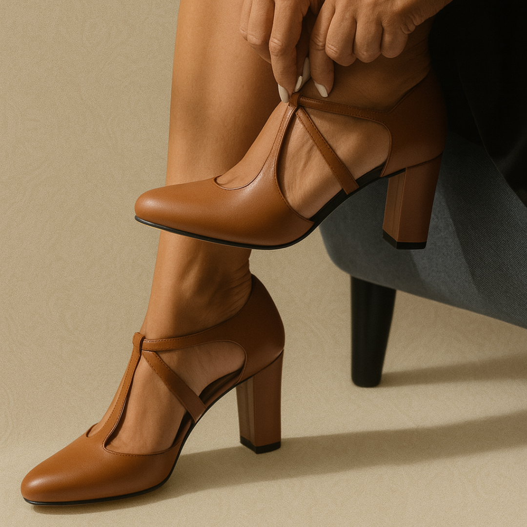 Stylish Vintage-Inspired Chunky Heels