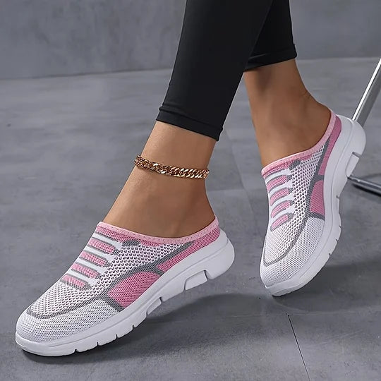 Alice - Comfortable and lightweight women's slip-on mesh sneakers