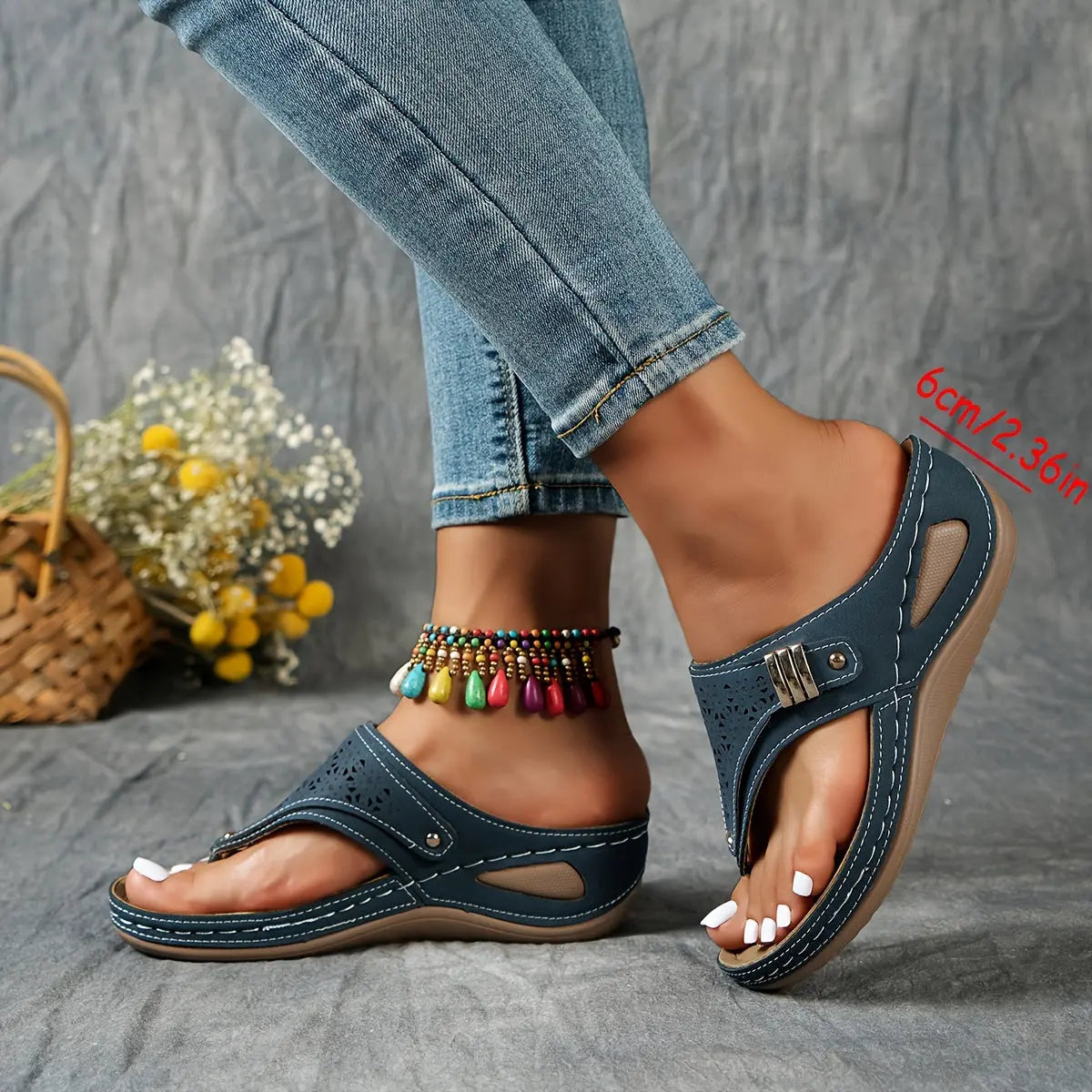 Élodie - Women's Wedge-Toe Sandals