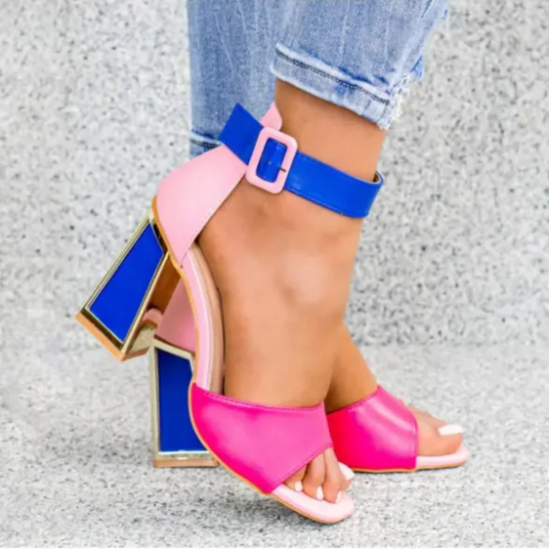 Allison Colorful Heeled Sandals