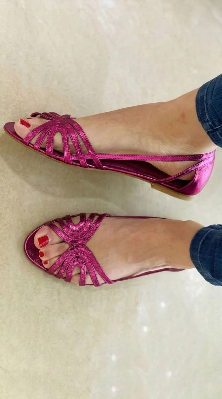Éléonore | Gouden sandalen 'Zomerlicht'