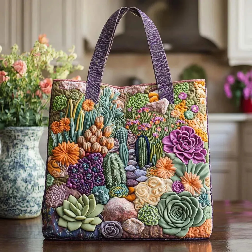 Handcrafted Bag for a Succulent Garden