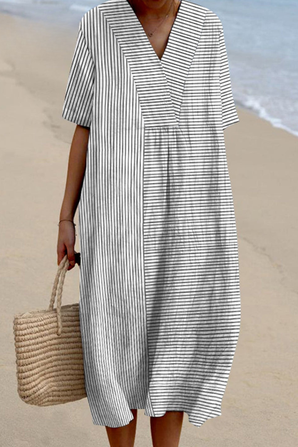 Isa - Vintage Striped Dress