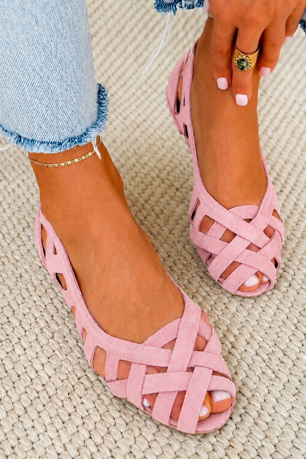 Caterina | Viva gevlochten zomersandalen