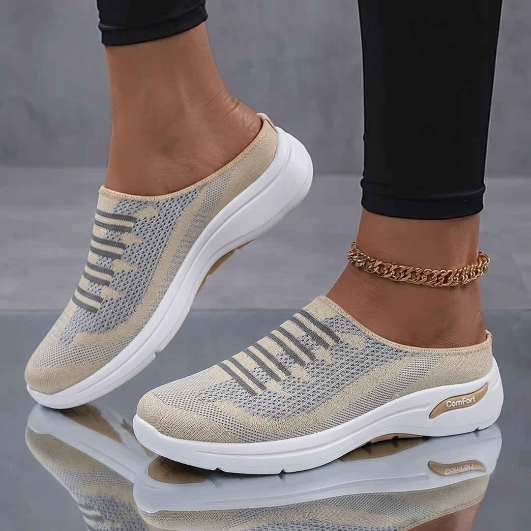 Alice - Comfortable and lightweight women's slip-on mesh sneakers