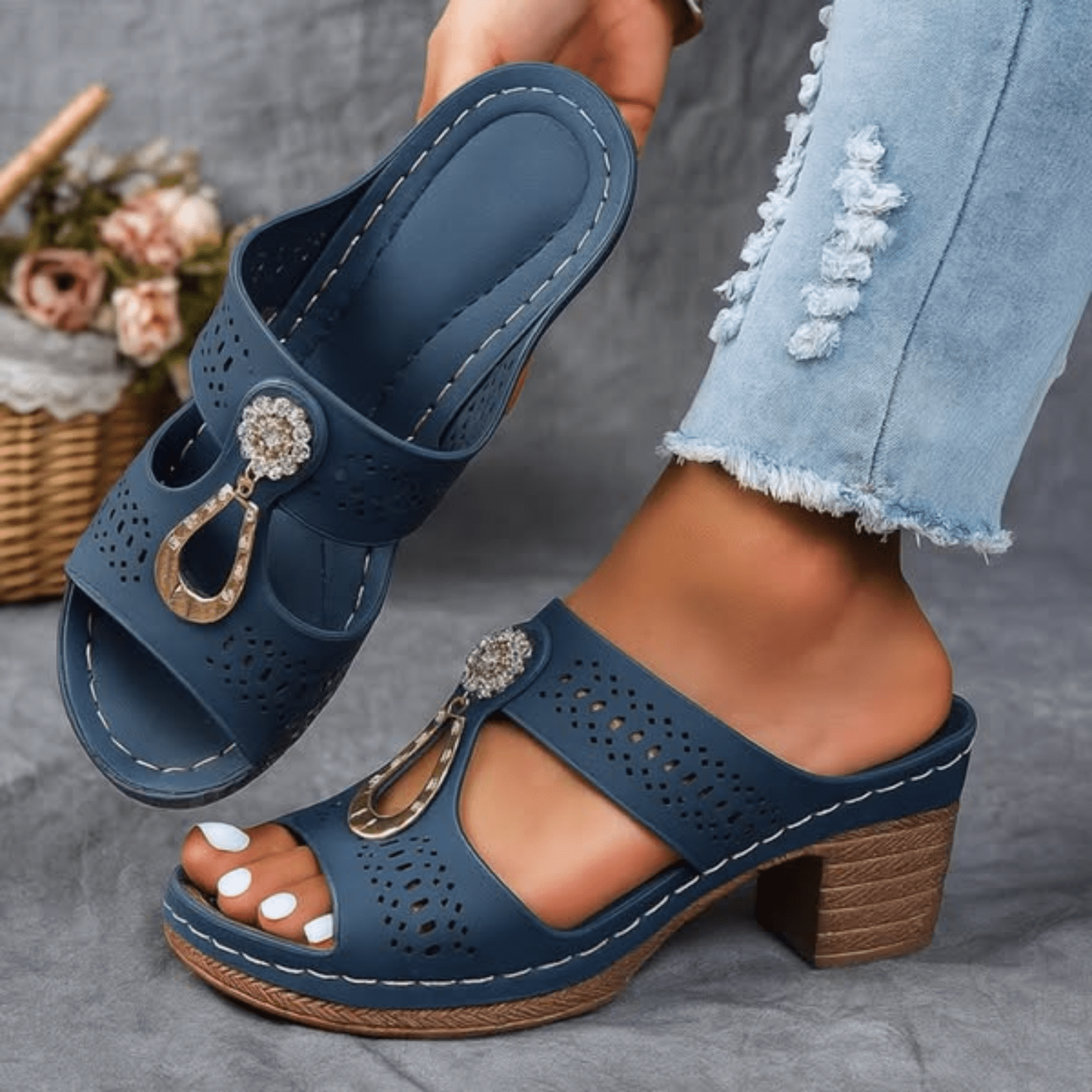 Celeste™ | Chique orthopedische sandalen