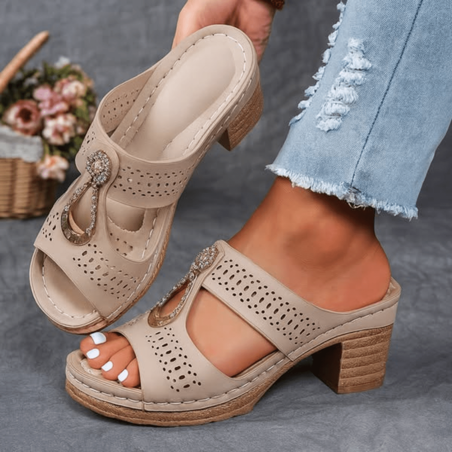 Celeste™ | Chique orthopedische sandalen