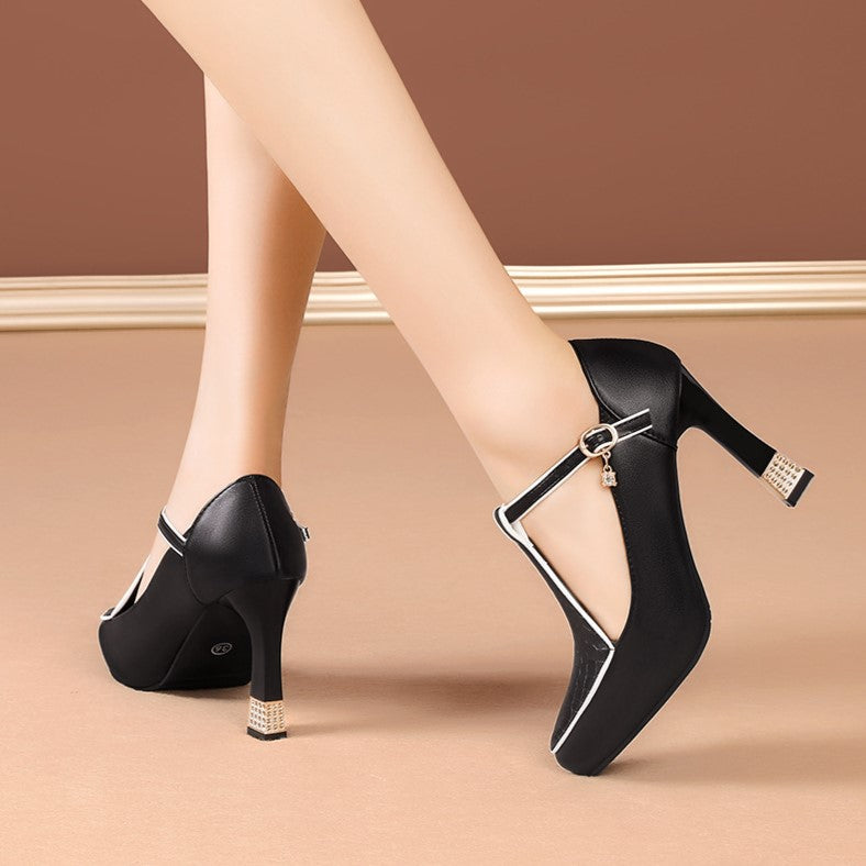 Aurora – Jeweled T-Bar Pumps