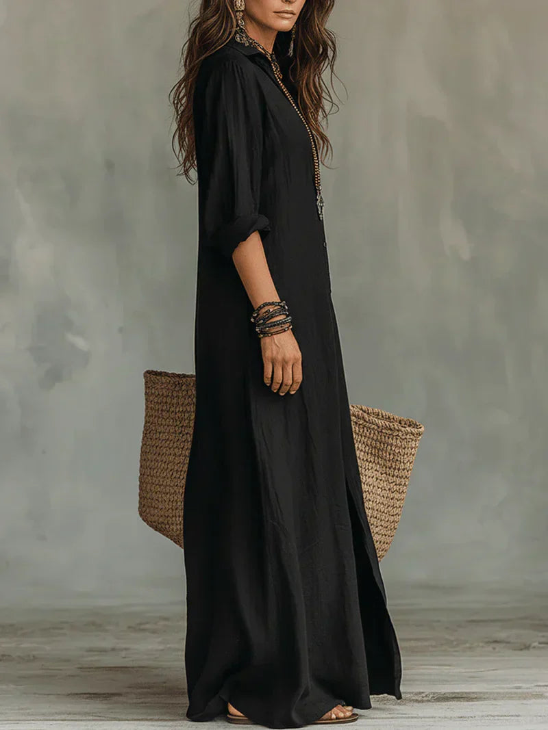WILLOW | Een comfortabele maxi-jurk met een flatterend silhouet. Veelzijdig voor dagelijks gebruik