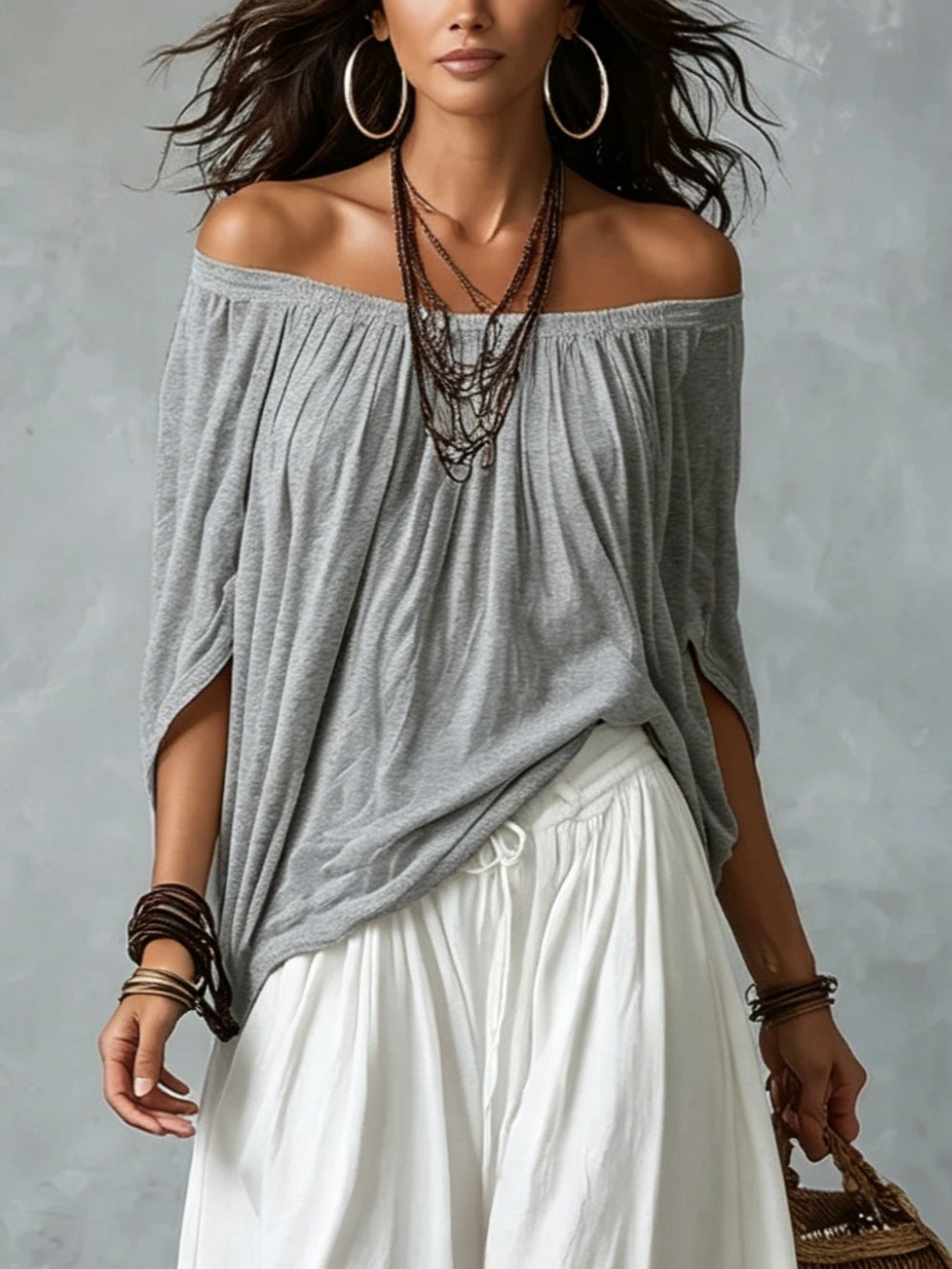 Isabella | Bohemien-set met soepelvallende Lantern-stof