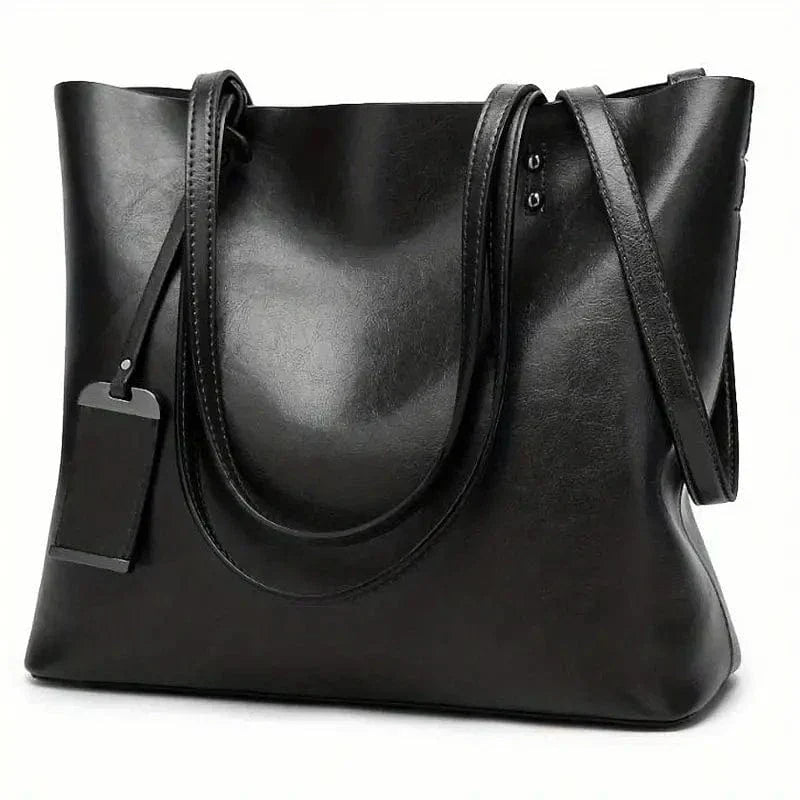 Chic and Multifunctional Leather Handbag