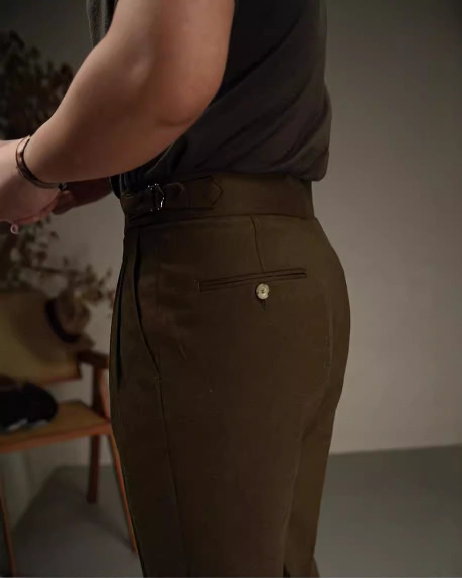 Carmesí Linnen Broek