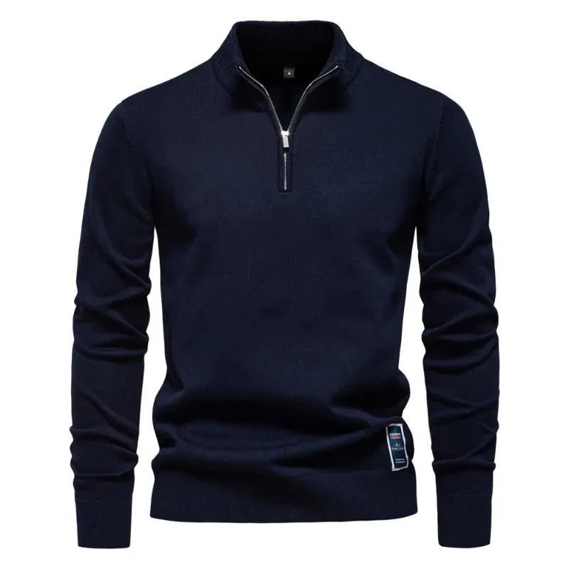 Daan I Pullover met zip