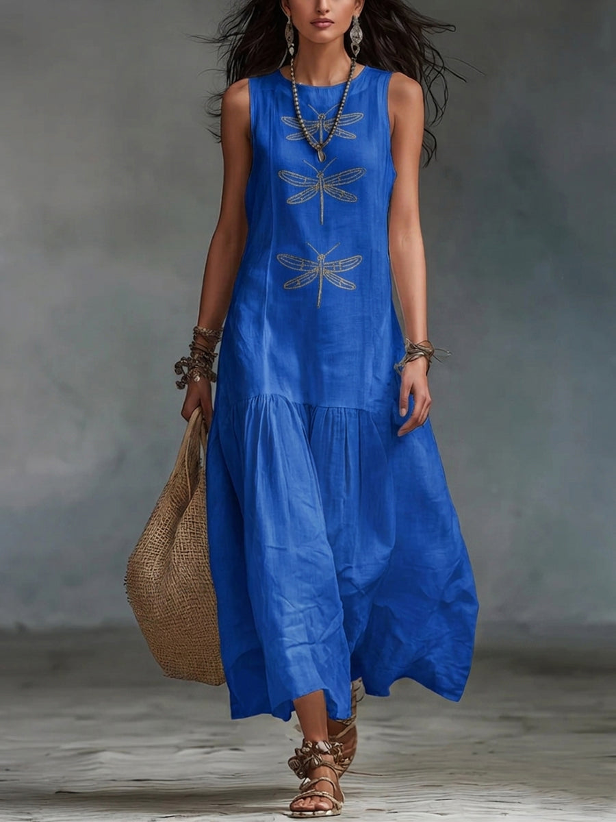 Geneva | Mouwloze maxi-jurk