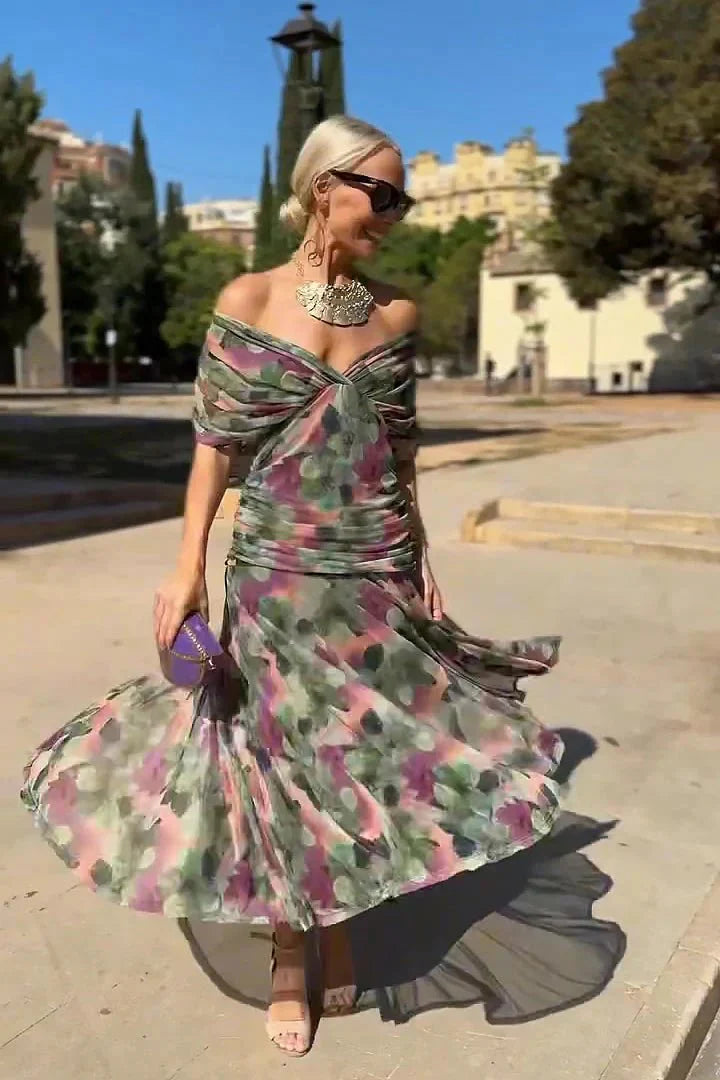 Elodie | Elegante maxi-jurk met V-hals