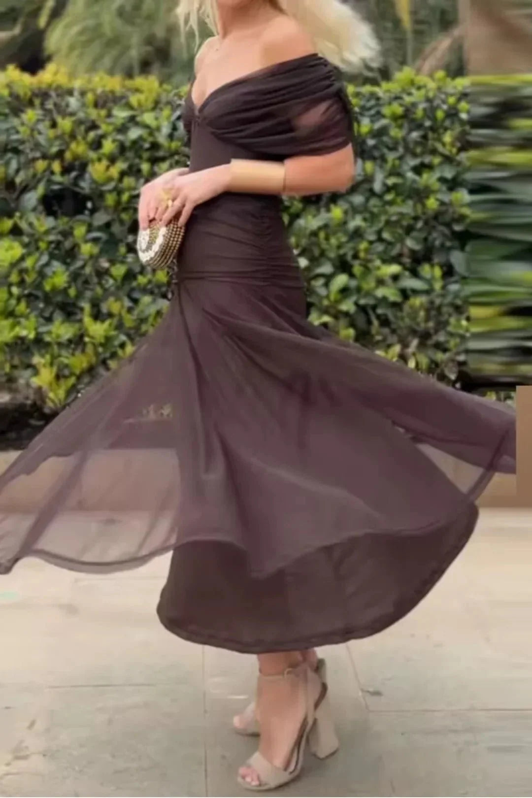 Elodie | Elegante maxi-jurk met V-hals