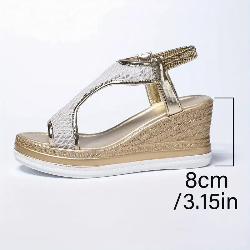 Lunna™ | Elegante orthopedische instapsandalen met sleehak voor dames