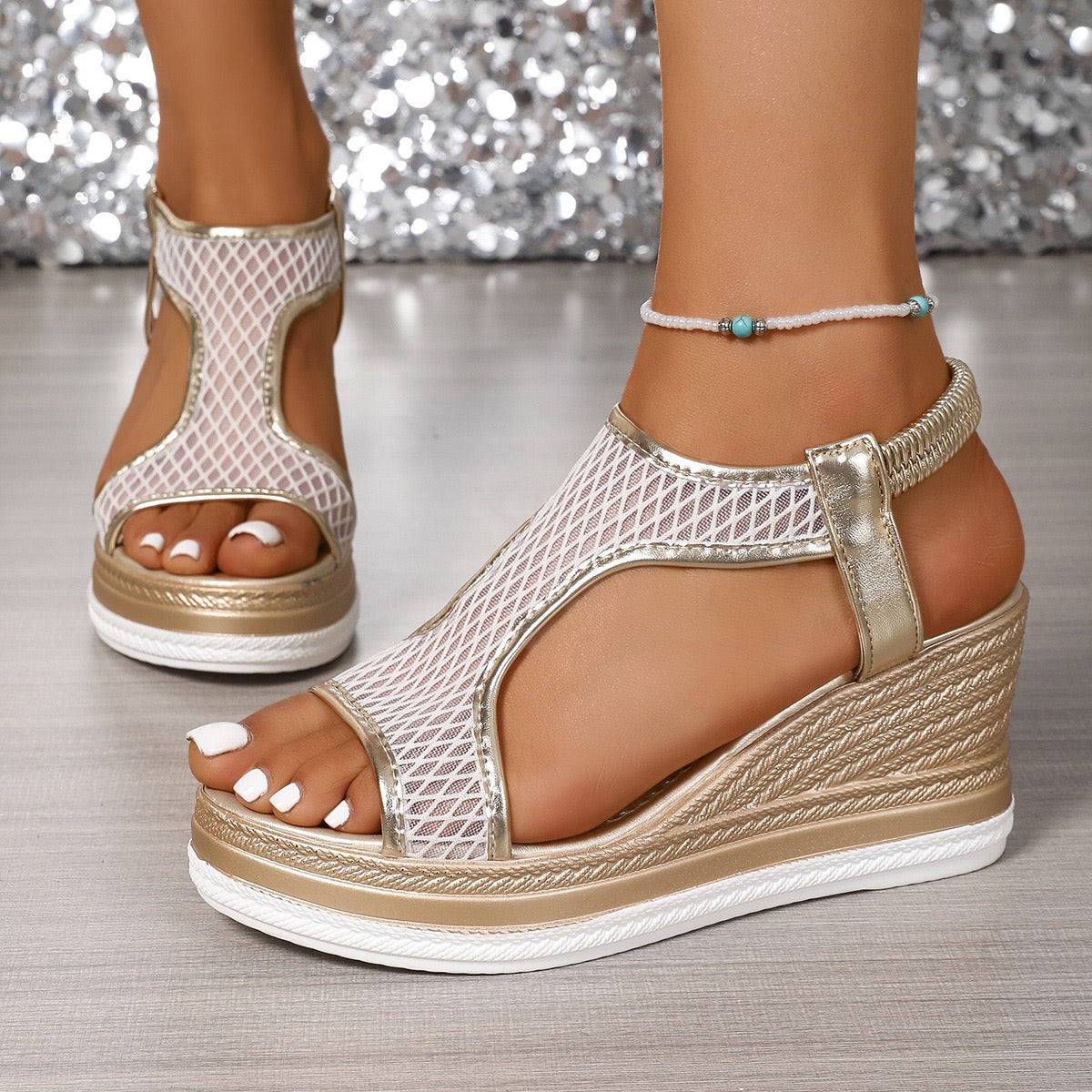 Lunna™ | Elegante orthopedische instapsandalen met sleehak voor dames