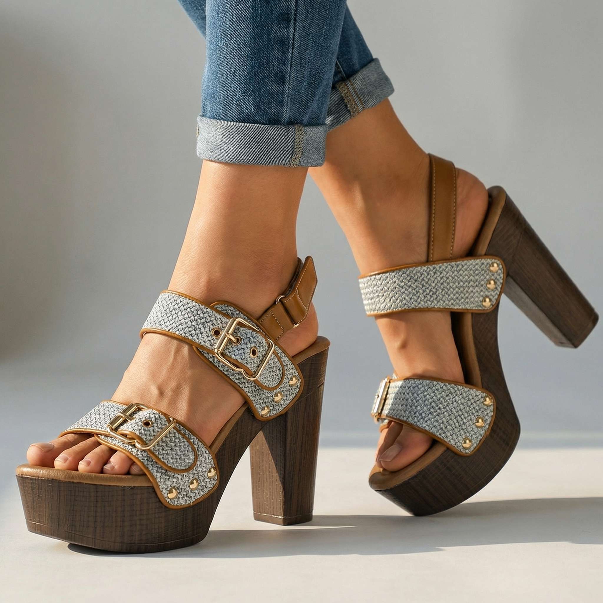Vanessa Buckle Strap Heels