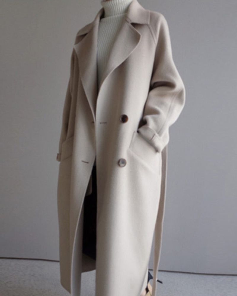 LEMIA - Elegante lange mantel