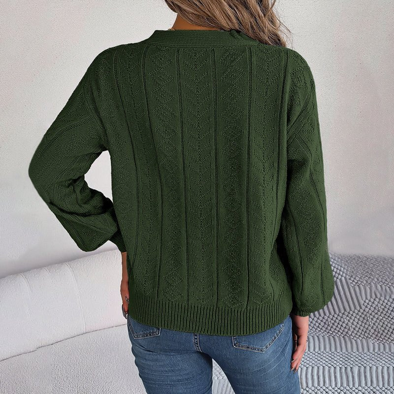 Louisa | Casual Gebreide Kabeltrui