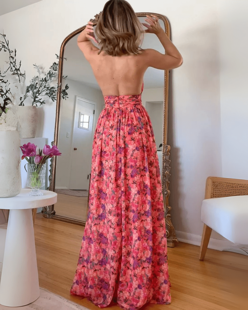 Luna™ | Maxi Jurk met Bloemenprint