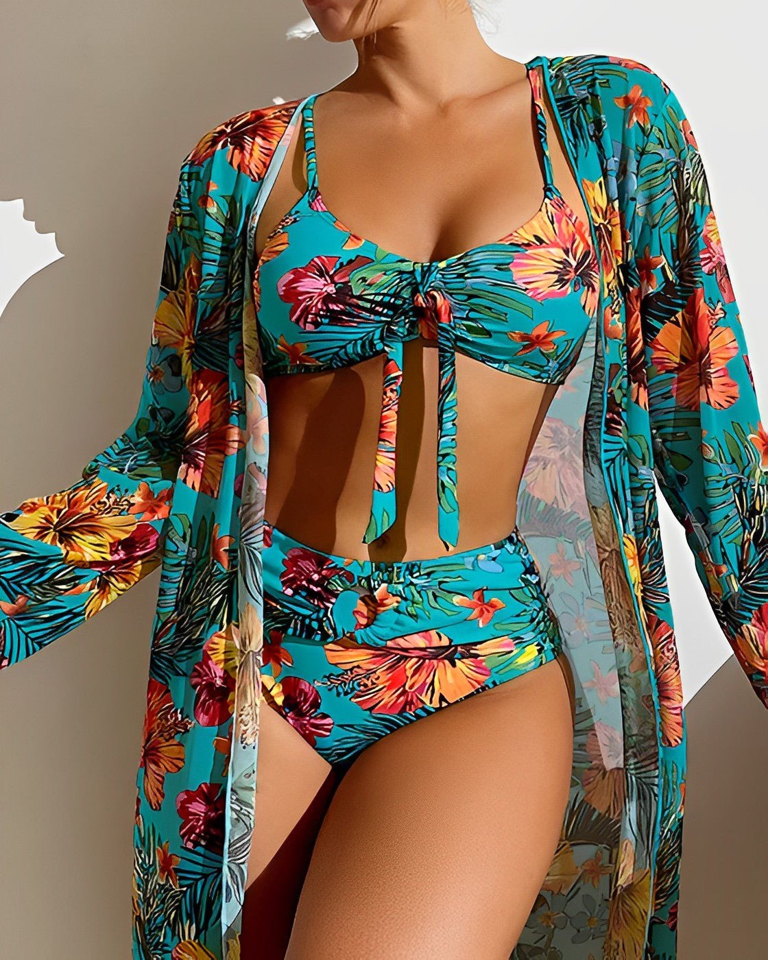 Luxe Bikini- en Pareo-set