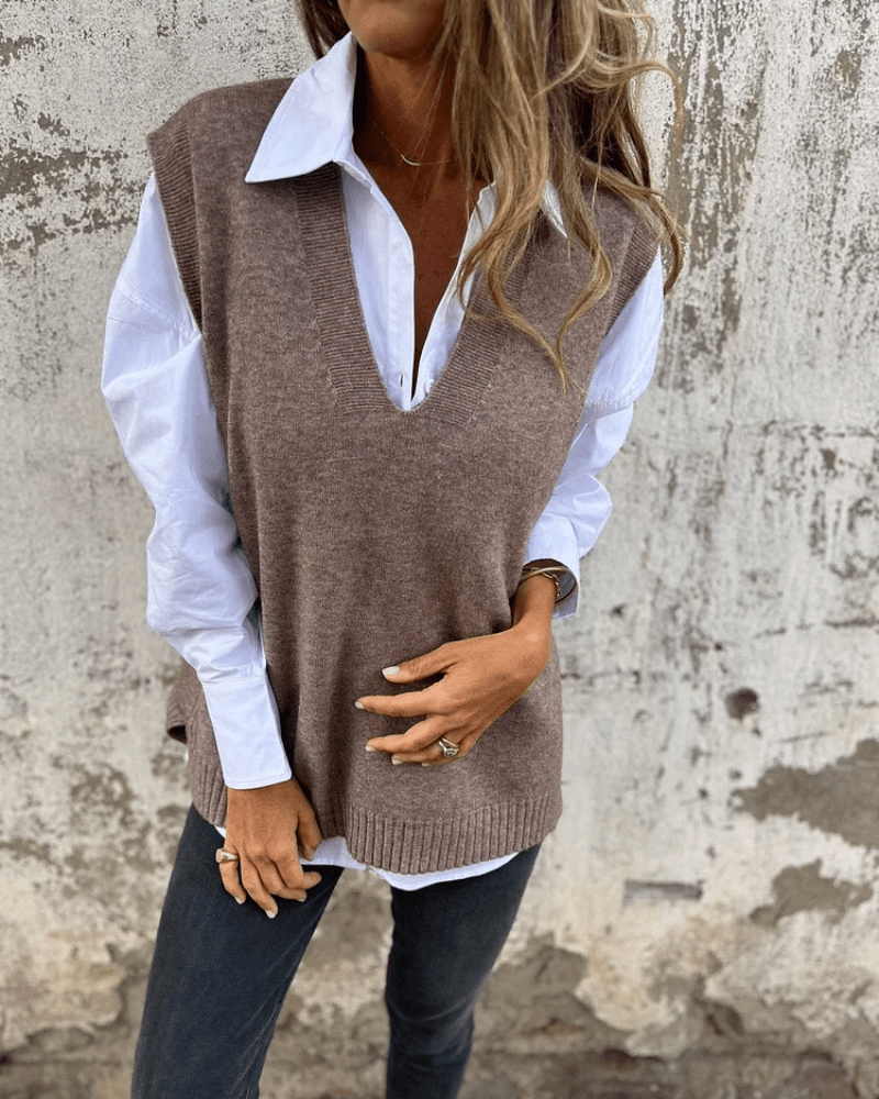 Nola | Chique Gebreid Dames Vest