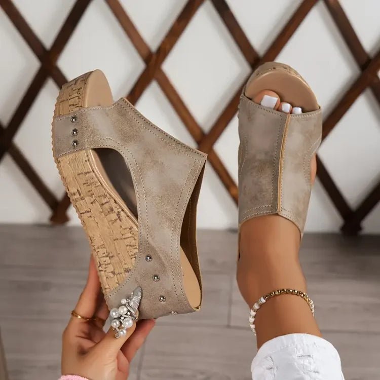 Senna | Elegante en Comfortabele Sandalen met Dikke Hak