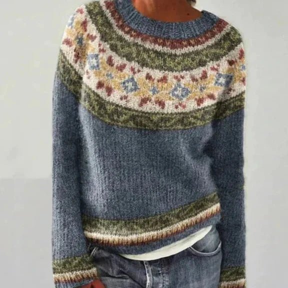 Noëlla™ | Retro Dames Herfsttrui