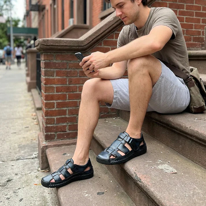 Men's Closed-Toe Fisherman Sandals