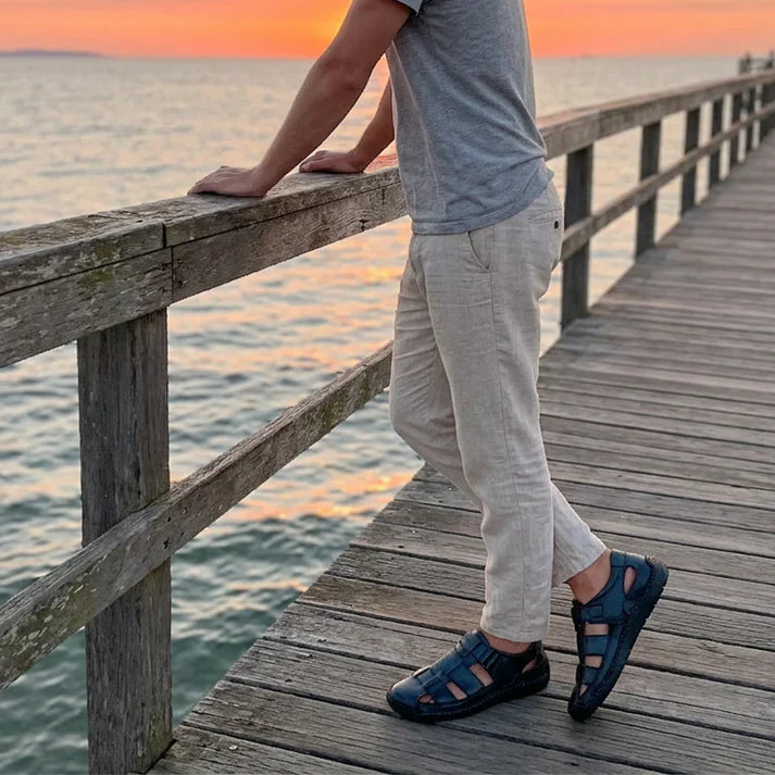 Men's Closed-Toe Fisherman Sandals
