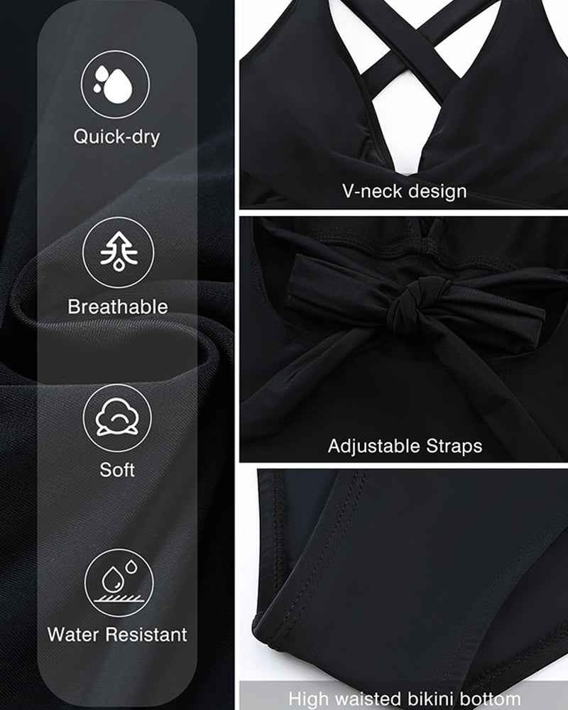Swimdress – Corrigerend Badpak met Ruches