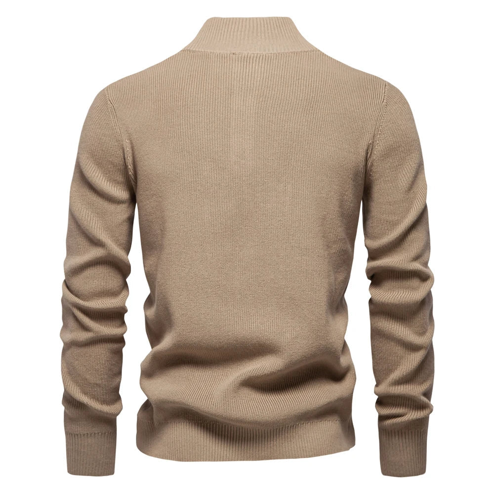 Michiel | Heren Trui Met Knoopdesign
