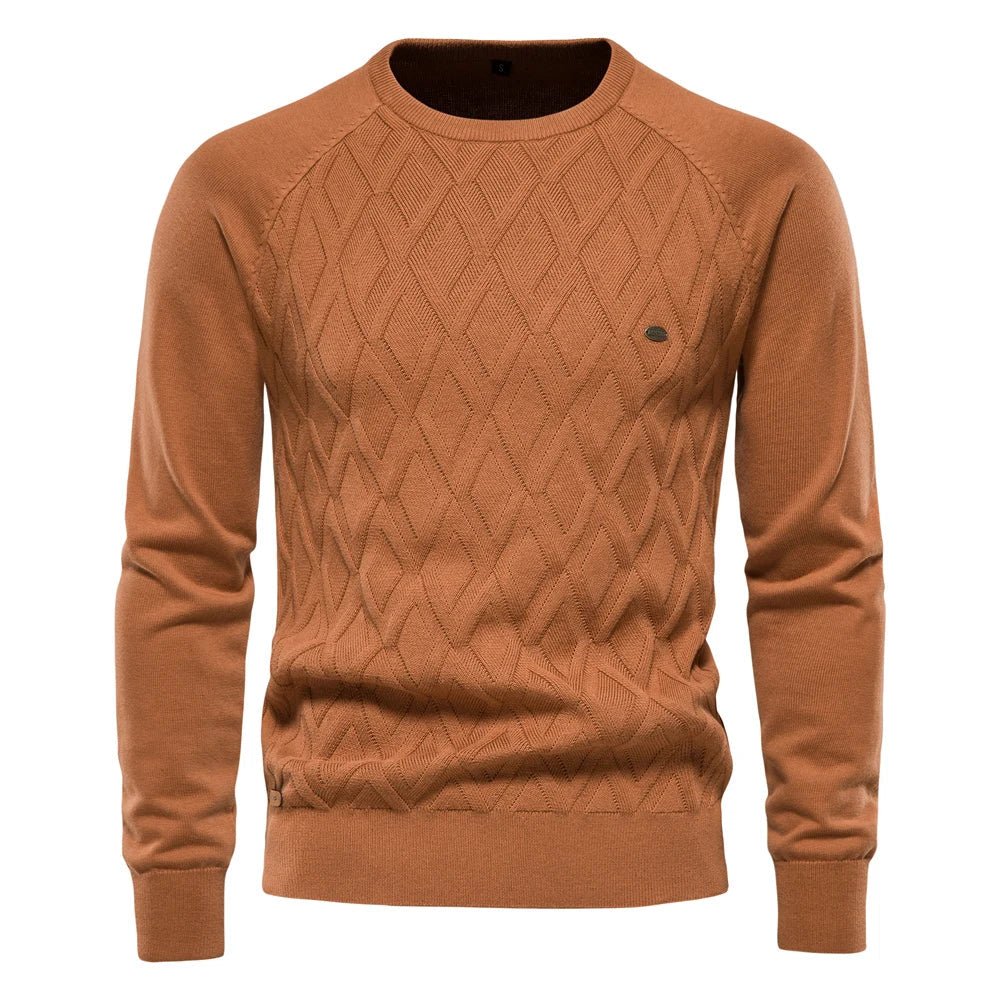 Daniel | Heren Trui Met Ruitdesign